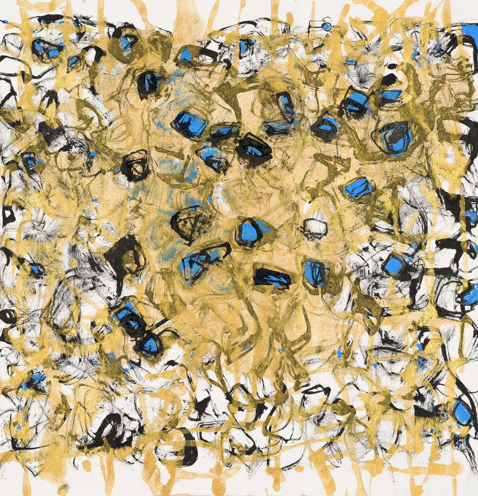 蝶舞 纸上综合材料 2015 50×48㎝.jpg